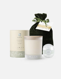 Earth Candle and Bath Truffle Holiday Set