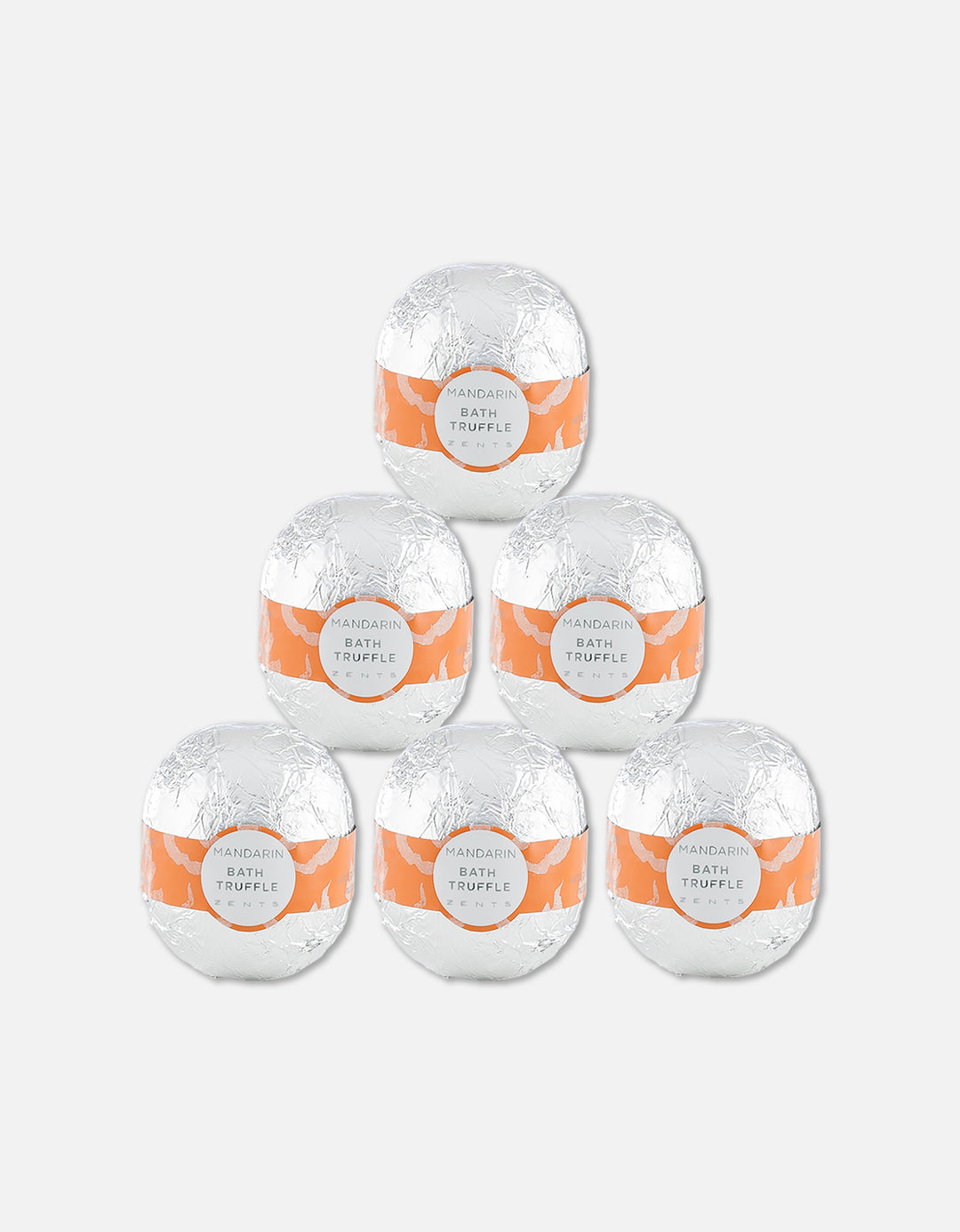 Trufa de baño de mandarina, paquete de 6 unidades